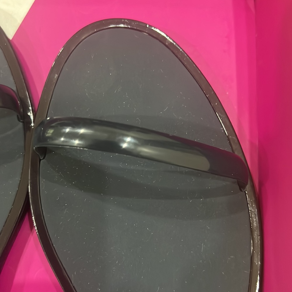 Tory Burch two-band jelly slide-shiny sandal, navy color, size 6, new with tag - Picture 6 of 7